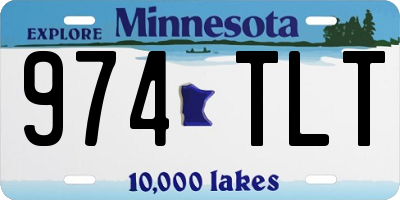 MN license plate 974TLT