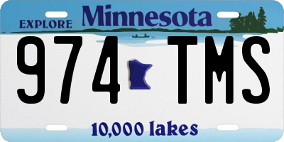 MN license plate 974TMS