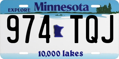 MN license plate 974TQJ