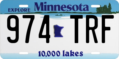 MN license plate 974TRF