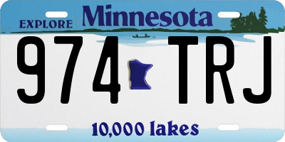 MN license plate 974TRJ