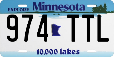 MN license plate 974TTL