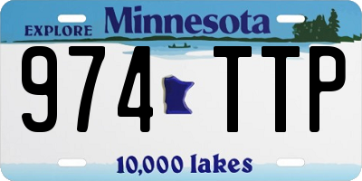 MN license plate 974TTP