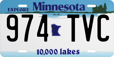 MN license plate 974TVC