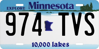 MN license plate 974TVS