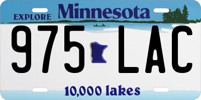 MN license plate 975LAC