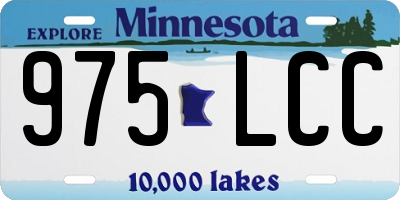MN license plate 975LCC