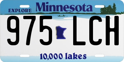 MN license plate 975LCH