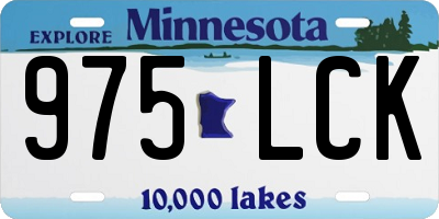 MN license plate 975LCK
