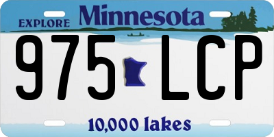 MN license plate 975LCP