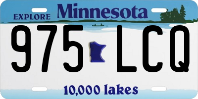 MN license plate 975LCQ