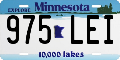 MN license plate 975LEI