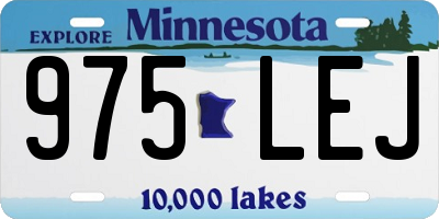 MN license plate 975LEJ