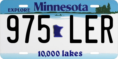 MN license plate 975LER