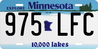 MN license plate 975LFC