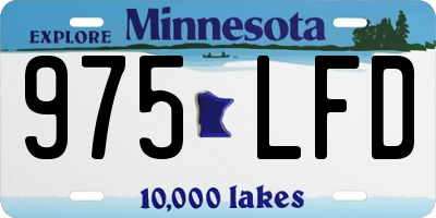 MN license plate 975LFD