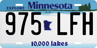 MN license plate 975LFH