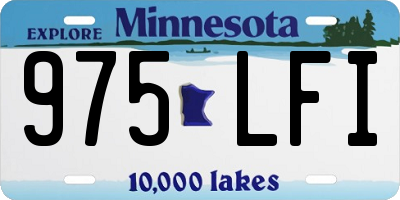 MN license plate 975LFI