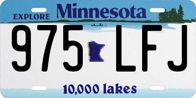 MN license plate 975LFJ