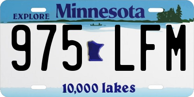 MN license plate 975LFM