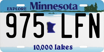 MN license plate 975LFN