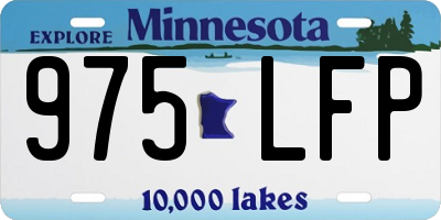 MN license plate 975LFP