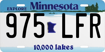 MN license plate 975LFR