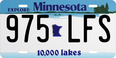 MN license plate 975LFS