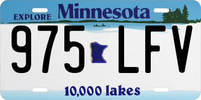 MN license plate 975LFV
