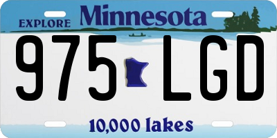 MN license plate 975LGD