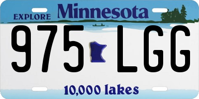 MN license plate 975LGG