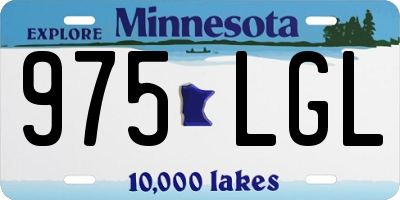 MN license plate 975LGL