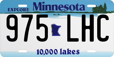 MN license plate 975LHC