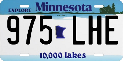 MN license plate 975LHE