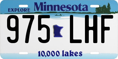 MN license plate 975LHF