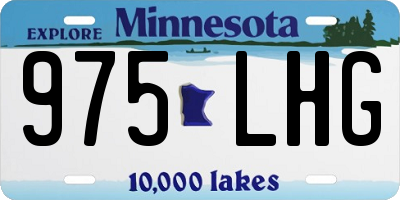 MN license plate 975LHG