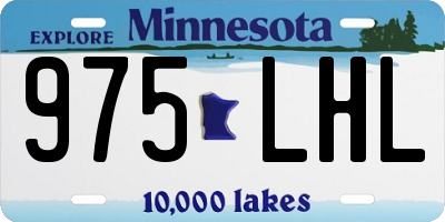 MN license plate 975LHL