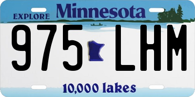 MN license plate 975LHM