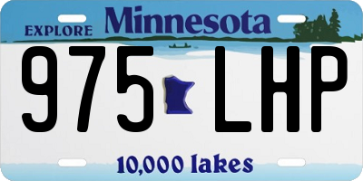 MN license plate 975LHP