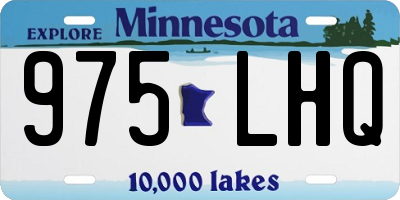 MN license plate 975LHQ
