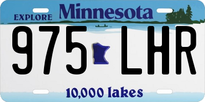 MN license plate 975LHR