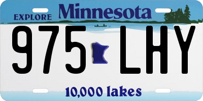 MN license plate 975LHY
