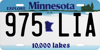MN license plate 975LIA