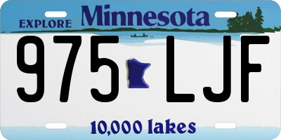 MN license plate 975LJF