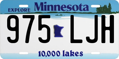 MN license plate 975LJH