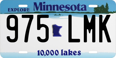 MN license plate 975LMK