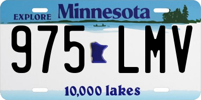 MN license plate 975LMV