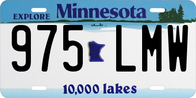 MN license plate 975LMW