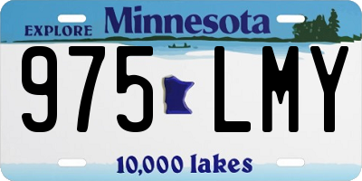 MN license plate 975LMY