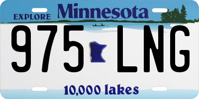 MN license plate 975LNG